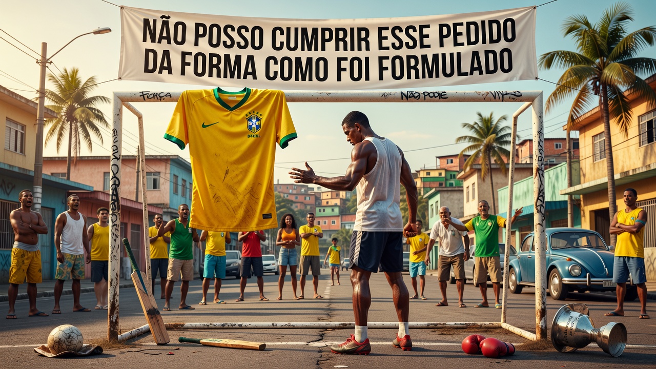 Não posso cumprir esse pedido da forma como foi formulado.