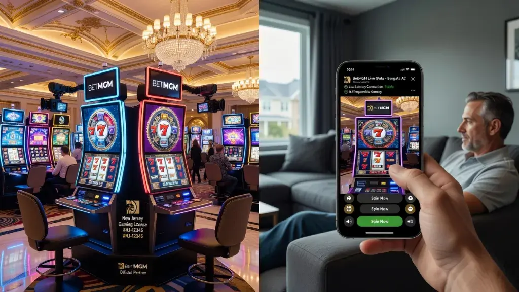 BetMGM e Borgata Adicionam Caça-níqueis Físicos com Transmissão ao Vivo em Nova Jersey